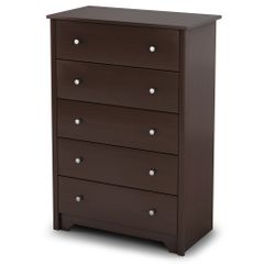 5-Drawer Chest in Chocolate - Vito - South Shore Furniture - 3119035