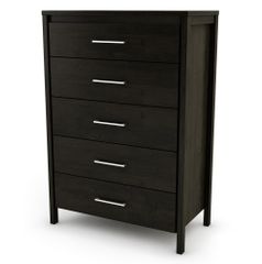 5-Drawer Chest in Ebony - Gravity - South Shore Furniture - 3577035