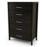 5-Drawer Chest in Ebony - Gravity - South Shore Furniture - 3577035