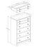 5-Drawer Chest in Moka - Popular - South Shore Furniture - 2779035