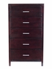5 Drawer Chest - Nevis Espresso - Modus Furniture - NV2384