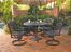 5-Piece 42 Inch Round Outdoor Dining Set in Black - Home Styles - 5554-305