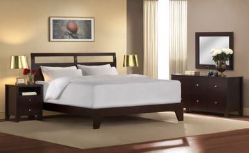5-Piece Bedroom Furniture Set with Cal King Size Bed - Dominique - Lifestyle Solutions - DMQ-5PCK-CP-SET