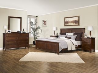 5-Piece Bedroom Furniture Set with King Size Bed - Asti - Lifestyle Solutions - ABN-5PEK-BA-SET
