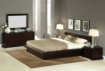 5-Piece Bedroom Furniture Set with Queen Size Bed - Zurich - Lifestyle Solutions - ZUR-5PQN-CP-SET