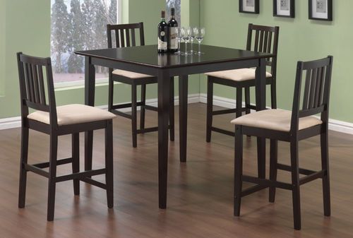 5-Piece Counter Set in Cappuccino - Coaster