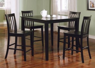 5-Piece Dining Set in Black - Coaster