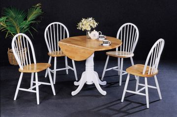 5-Piece Dining Set in Natural / White - Coaster