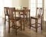 5-Piece Pub Dining Set with Turned Leg and Shield Back Stools in Classic Cherry Finish - Crosley Furniture - KD520010CH