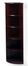 5 Shelf 1/4 Round Bookcase in Mahogany - Mayline Office Furniture - VBQ5MAH