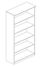 5 Shelf Bookcase in Sierra Cherry - Mayline Office Furniture - VB5CRY