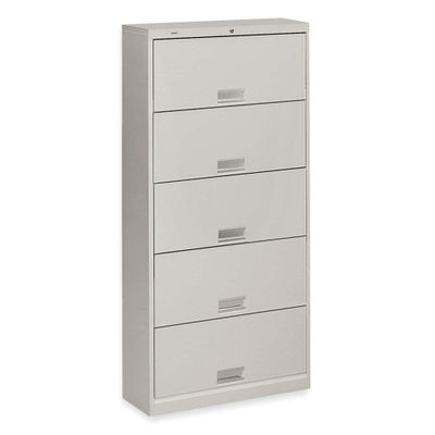 5-Shelf Letter File - Light/Gray - HON625LQ