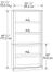 5 Shelf Split Bookcase Oiled Oak - Sauder Furniture - 410367