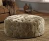 5005 Victoria 40" Round Ottoman in Moss Green - Armen Living - LC5005OTMO