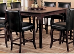 54 Inch Counter Height Dining Table in Dark Cherry - Coaster