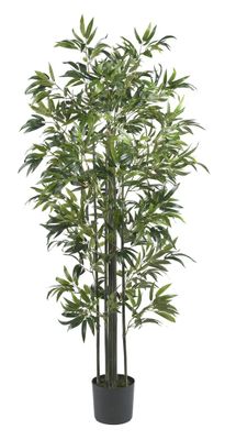 6' Bamboo Silk Tree in Green - Nearly Natural - 5294