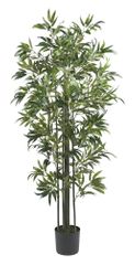 6' Bamboo Silk Tree in Green - Nearly Natural - 5294