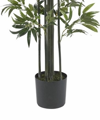 6' Bamboo Silk Tree in Green - Nearly Natural - 5294