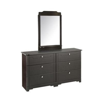 6 Drawer Double Dresser & Mirror Set - Nexera Furniture