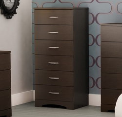 6-Drawer Dresser in Chocolat - Step One - South Shore Furniture - 3159066