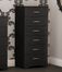 6-Drawer Dresser in Solid Black - Step One - South Shore Furniture - 3107066