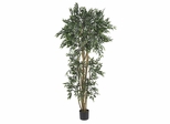 6' Green Ash Silk Tree in Green - Nearly Natural - 5285