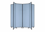 6 Panel Mobile Tower Display - Blue - SCXCDS686CB