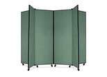 6 Panel Mobile Tower Display - Green - SCXCDS606CN