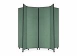 6 Panel Mobile Tower Display - Green - SCXCDS686CN
