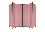 6 Panel Mobile Tower Display - Mauve - SCXCDS606CM
