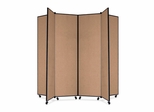 6 Panel Mobile Tower Display - Oatmeal - SCXCDS686CO