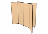 6 Panel Mobile Tower Display - Wheat - SCXCDS686CW