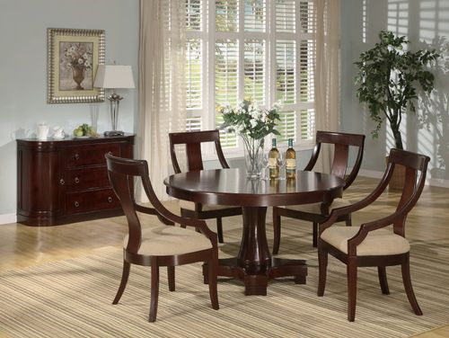 6-Piece Dining Set in Deep Cherry - Coaster