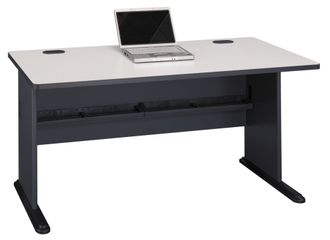 60" Desk - Series A Slate Collection - Bush Office Furniture - WC8460A