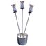 60" Garden Stake with Champagne Torch (Set of 3) - Pangaea Home and Garden Furniture - DS-C4458-SET3