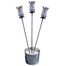 60" Garden Stake with Champagne Torch (Set of 3) - Pangaea Home and Garden Furniture - DS-C4458-SET3