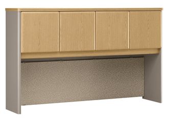 60" Hutch - Series A Light Oak Collection - Bush Office Furniture - WC64361