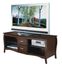 60 Inch TV Stand with Side Folding Construction in Walnut - Office Star - TV0660FWA