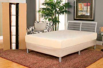 7" Complete Bed To Go Twin Size - Easy Assembly - No Tools