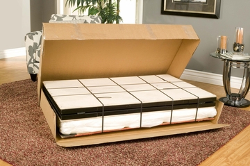7" Complete Bed To Go Twin Size - Easy Assembly - No Tools