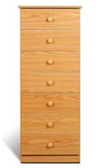 7 Drawer Lingerie Chest in Oak - Prepac Furniture - OBD-2050-7