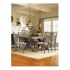7 Pc. Turino Dining Set - Dining Table and 6 Side Chairs - Powell Furniture - POWELL-457-417M2