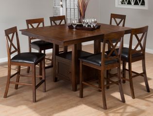 7-Piece Counter Height Dining Set in Olsen Oak - 439-60