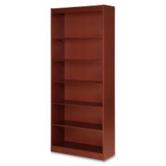 7 Shelf Panel Bookcase - Cherry - LLR89055