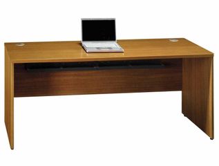 72" Credenza Shell - Quantum Modern Cherry Collection - Bush Office Furniture - QT4725MC