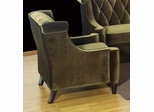 844 Barrister Chair in Green Velvet - Armen Living - LC8441GREEN