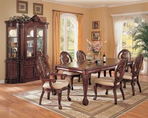 9-Piece Dining Room Furniture Set in Cherry - Coaster - COAST-11010311-DSET-1