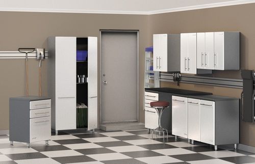 9-Piece Garage Storage Kit in Starfire Pearl - Ulti-MATE Storage - GA-90KSW