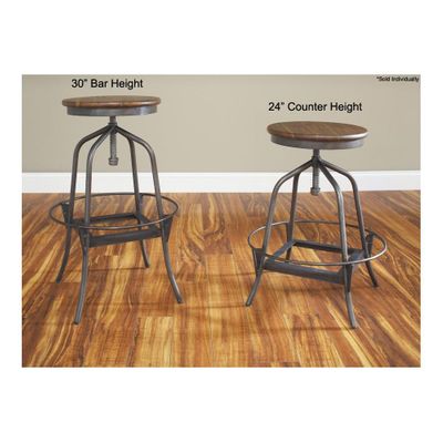 Abbey Adjustable Swivel Stool - Largo - LARGO-ST-D272-ADJUSTABLE