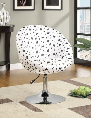Accent Chair with Dalmatian Pattern - 900520